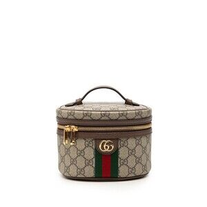 Gucci Gg Supreme Web Ophidia Vanity Bag #338231G92B